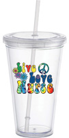 Live Love Nurse Acrylic Tumbler