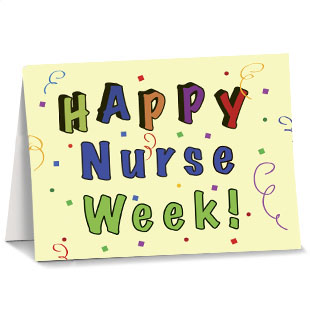 nurses week greeting card confetti
